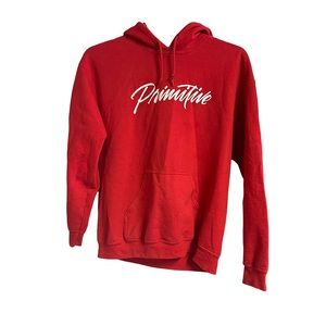 Primitive Skateboards red hoodie sweatshirt